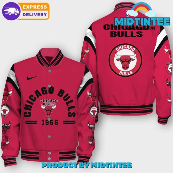 Chicago Bulls Varsity Jacket - 1966 Edition , Fast Shipping , Midtintees