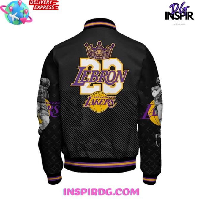 Nba Lebron James 23 Varsity Jacket - Image 3