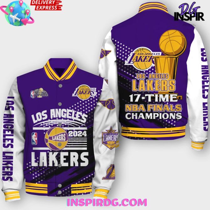Nba Los Angeles Lakers 17X Champions Varsity Jacket