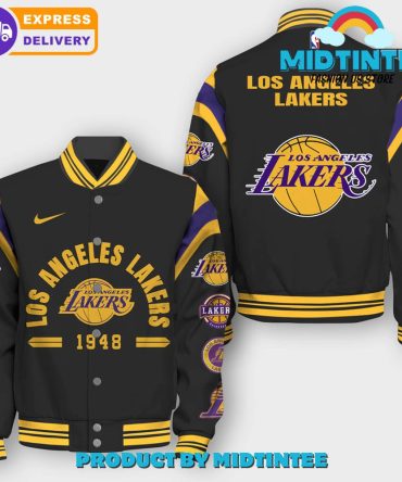 Official Los Angeles Lakers Varsity Jacket – Retro Style, Fast Delivery