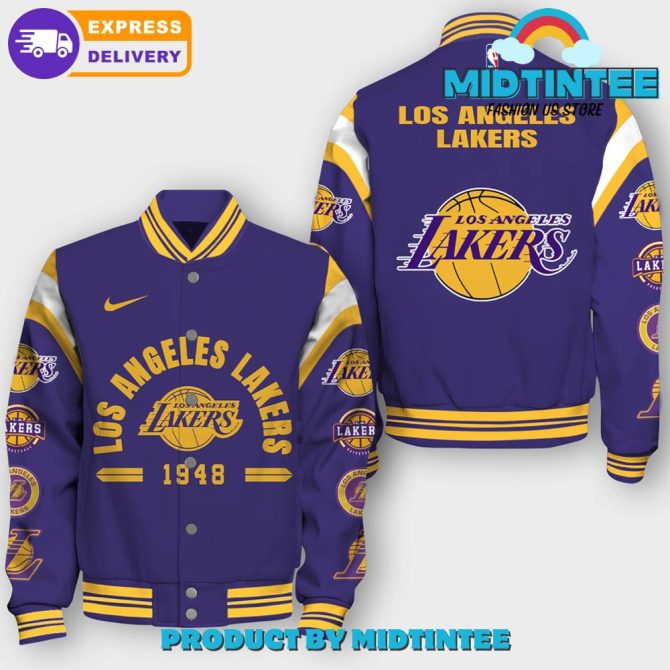 Express Delivery! Los Angeles Lakers 1948 Varsity Jacket – Limited Edition