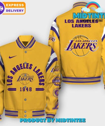 Official Los Angeles Lakers Varsity Jacket - Bold Design, Fast Shipping!