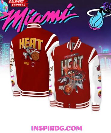 Nba Miami Heat Looney Tunes Bomber Jacket