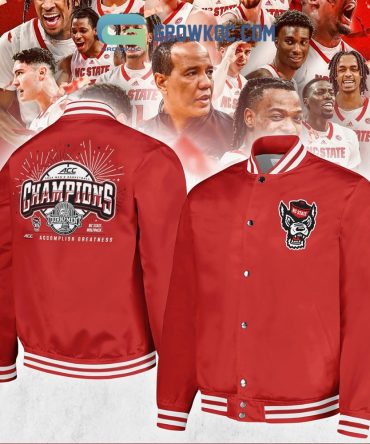 Nc State Champions Jacket - Celebrate Victory In Style! Limited Edition Red Bomber