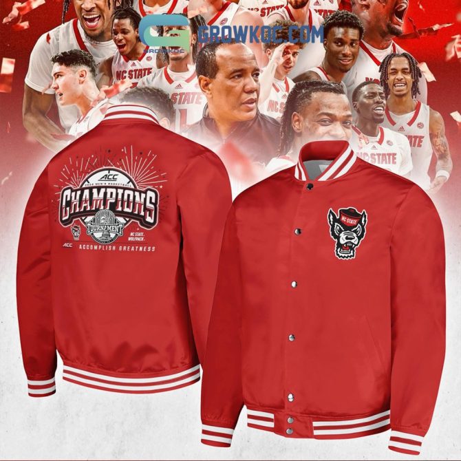 Nc State Champions Jacket - Celebrate Victory In Style! Limited Edition Red Bomber