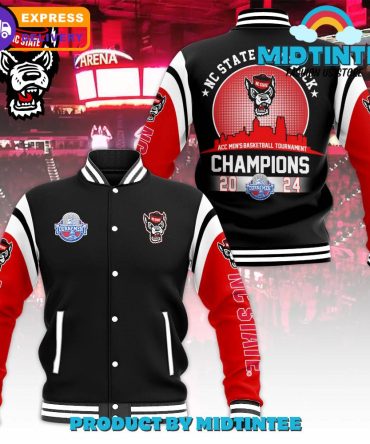 Nc State Wolfpack Men Basketball Varsity Jacket