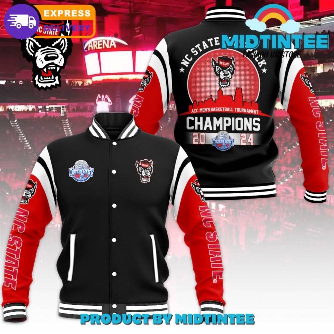 Nc State Wolfpack Men Basketball Varsity Jacket