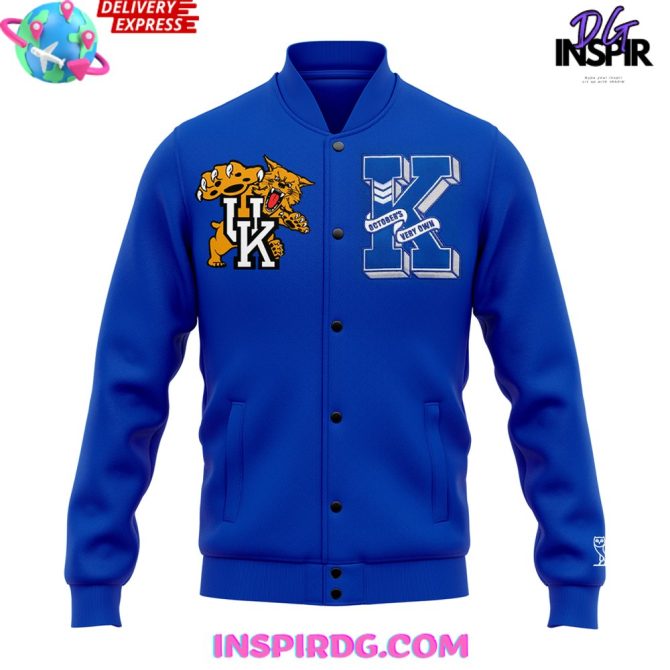 Ncaa Kentucky Wildcats Basketball Varsity Jacket - Image 2