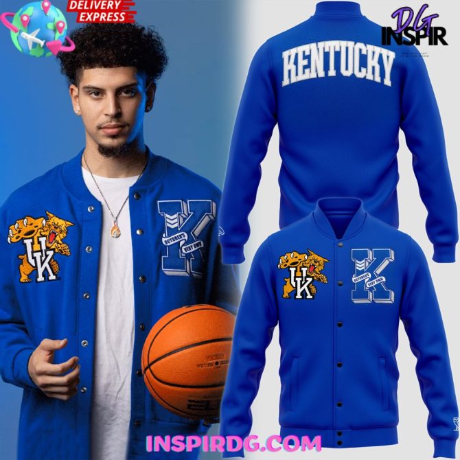 Ncaa Kentucky Wildcats Basketball Varsity Jacket