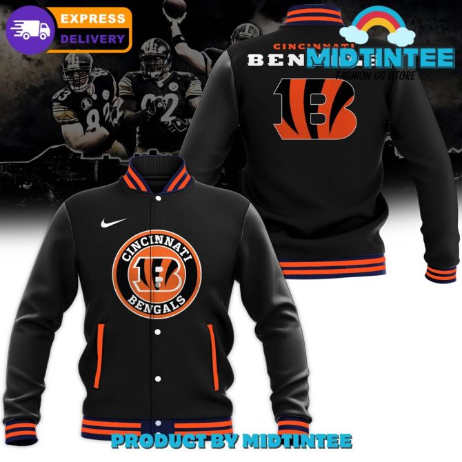 Nfl Cincinnati Bengals Team Nike Baseball Jacket