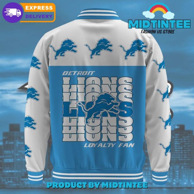 Detroit Lions Varsity Jacket – Ultimate Fan Gear With Fast Delivery - Image 2
