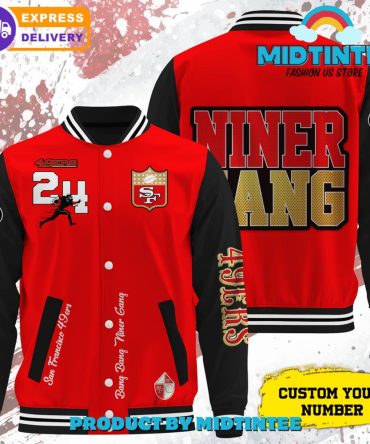 Custom San Francisco 49Ers Varsity Jacket - Personalize With Your Number!