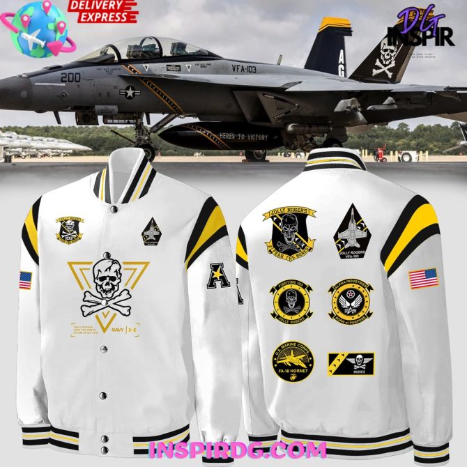 Navy Midshipmen Jolly Rogers Fear The Bones Special Jacket