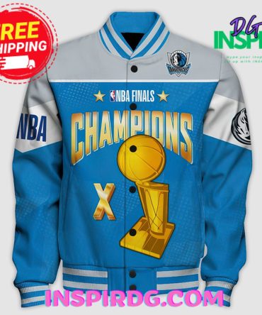 Dallas Mavericks Champions Print Varsity Jacket