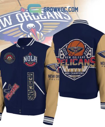 New Orleans Pelicans Varsity Jacket – Champion Style, Nba Fan Apparel
