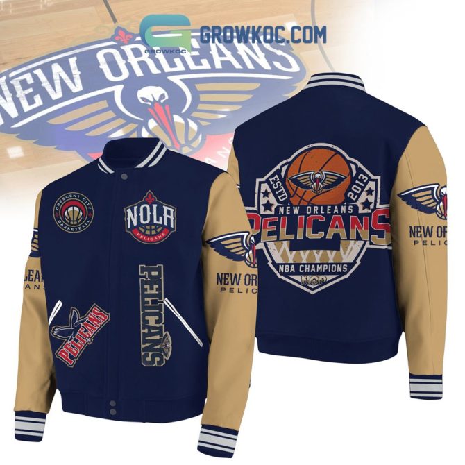 New Orleans Pelicans Varsity Jacket – Champion Style, Nba Fan Apparel
