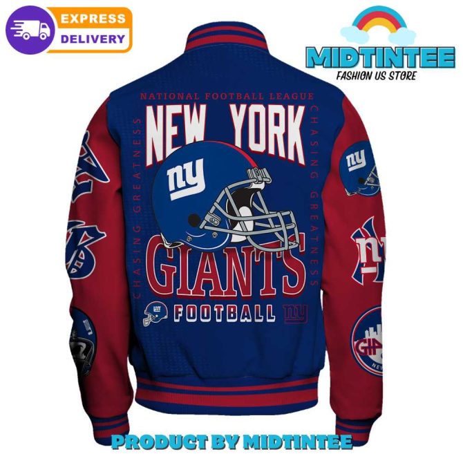 Ny Giants Football Varsity Jacket – Unisex, Premium Design, Fast Shipping! - Image 3