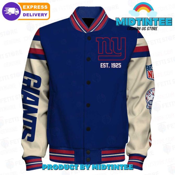 Ny Giants Super Bowl Champs Varsity Jacket - Premium Nfl Fan Gear, Fast Shipping! - Image 2