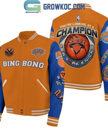 Ny Knicks 'Bing Bong' Champion Jacket - Limited Edition Fan Gear