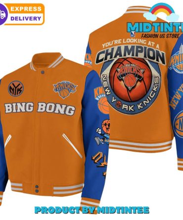 New York Knicks You Are Looking At A Champion Baseball Jacket