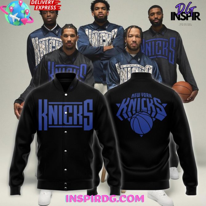 New York Knicks X Kith Special Black Jacket