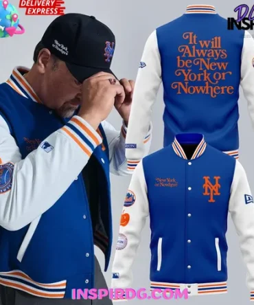 New York Mets New York Or Nowhere Limited Varsity Jacket