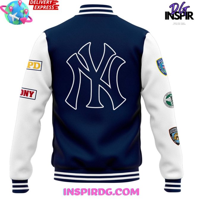 New York Yankees Never Forget Baseball Jacket - Image 3