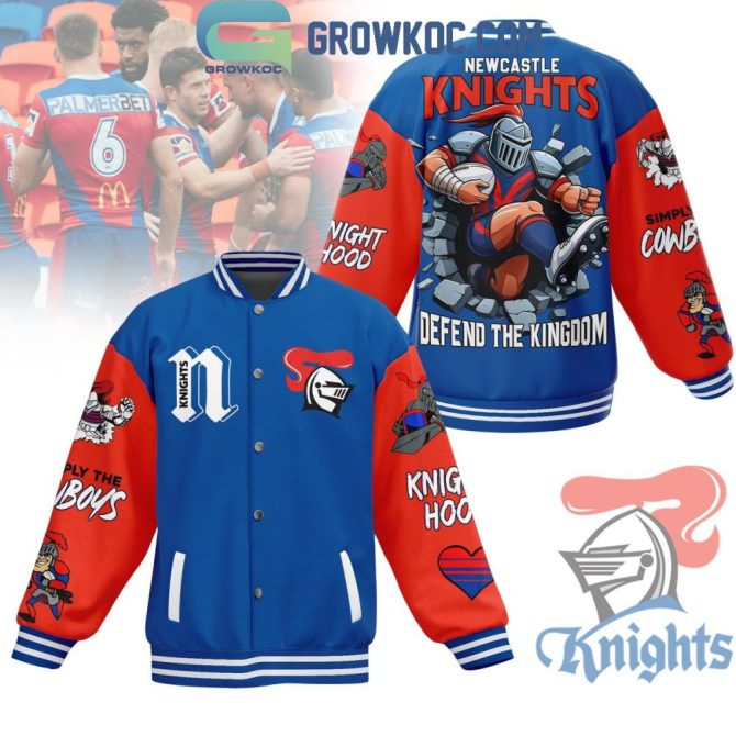 Newcastle Knights Varsity Jacket - Stylish Fan Gear For Ultimate Supporters