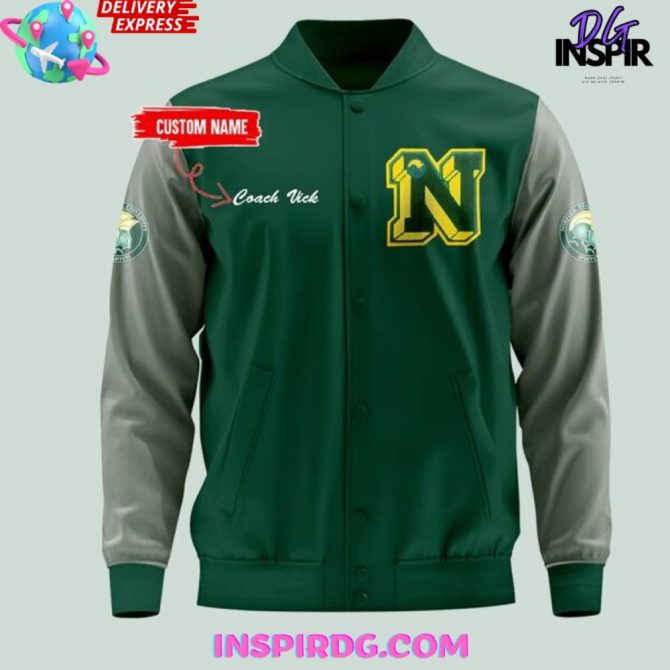 Norfolk State Spartans Coach Vick Spirit Varsity Jacket - Image 2