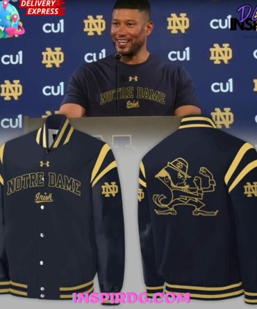 Notre Dame Fighting Irish 2024 Navy Baseball Jacket