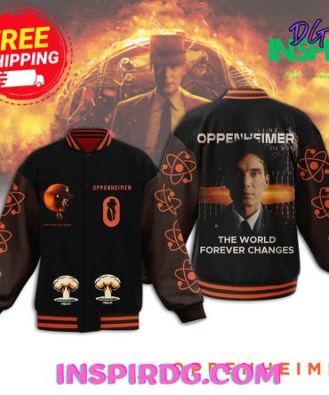 He Oppenheimer "The World Forever Changes" Baseball Jacket