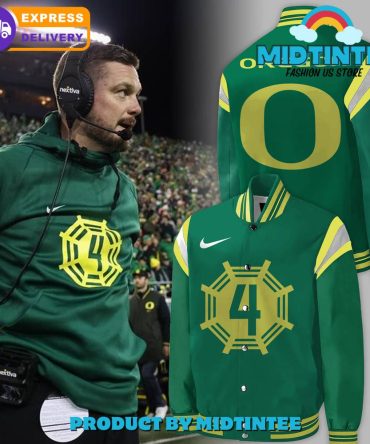 Green Varsity Jacket With Number 4 Design - Express Delivery Available!