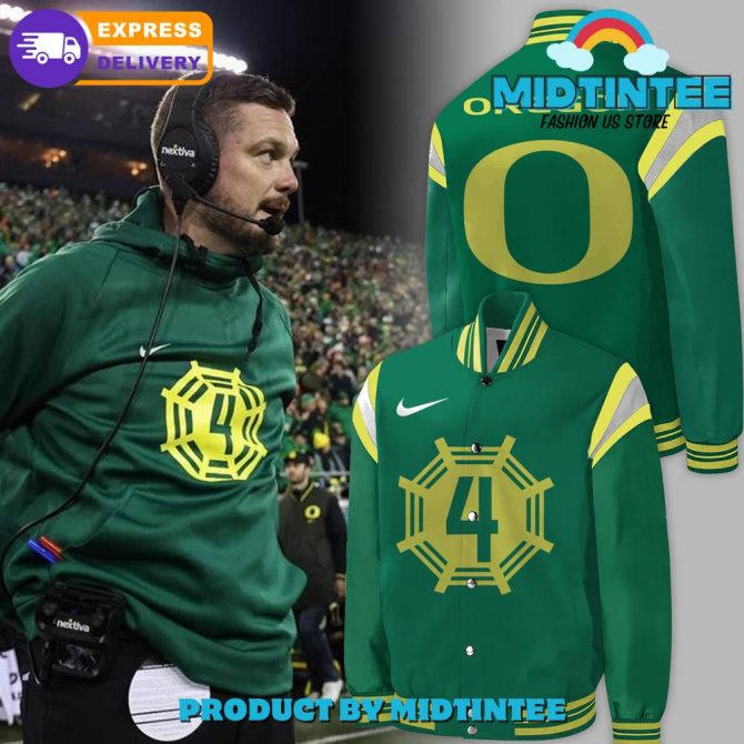 Green Varsity Jacket With Number 4 Design - Express Delivery Available!