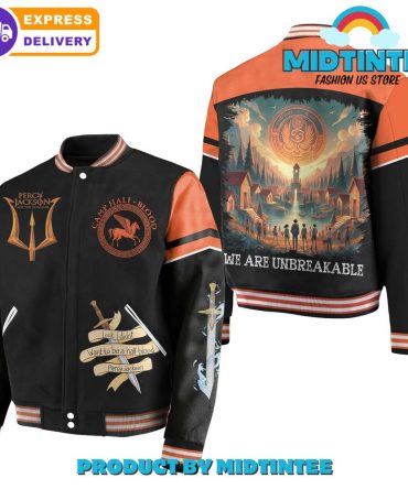 Camp Half-Blood Varsity Jacket - Unbreakable Style For Percy Jackson Fans