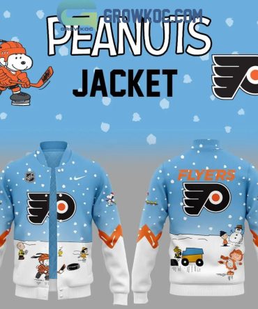 Cozy Peanuts Flyers Hockey Jacket – Fun Winter Style For Fans!