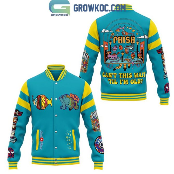 Colorful Phish Varsity Jacket - Unique Design, Perfect For Fans – Limited Edition