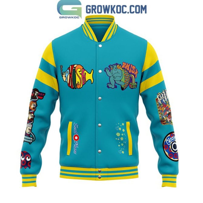 Colorful Phish Varsity Jacket - Unique Design, Perfect For Fans – Limited Edition - Image 2