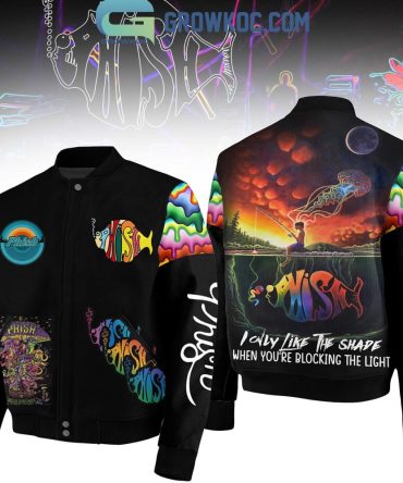 Colorful Phish-Inspired Bomber Jacket - Unique Psychedelic Design & High-Quality Fabric