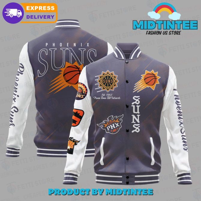 Limited Edition Phoenix Suns Varsity Jacket – Stylish Nba Fan Gear With Fast Shipping