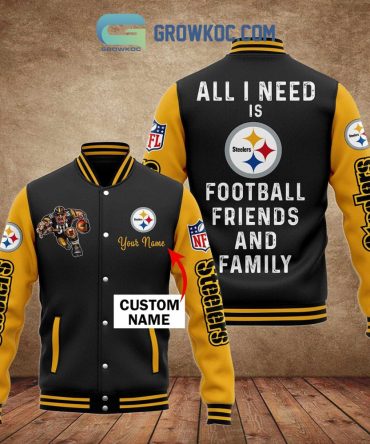 Custom Steelers Varsity Jacket - Personalized Nfl Fan Gear For Football Lovers