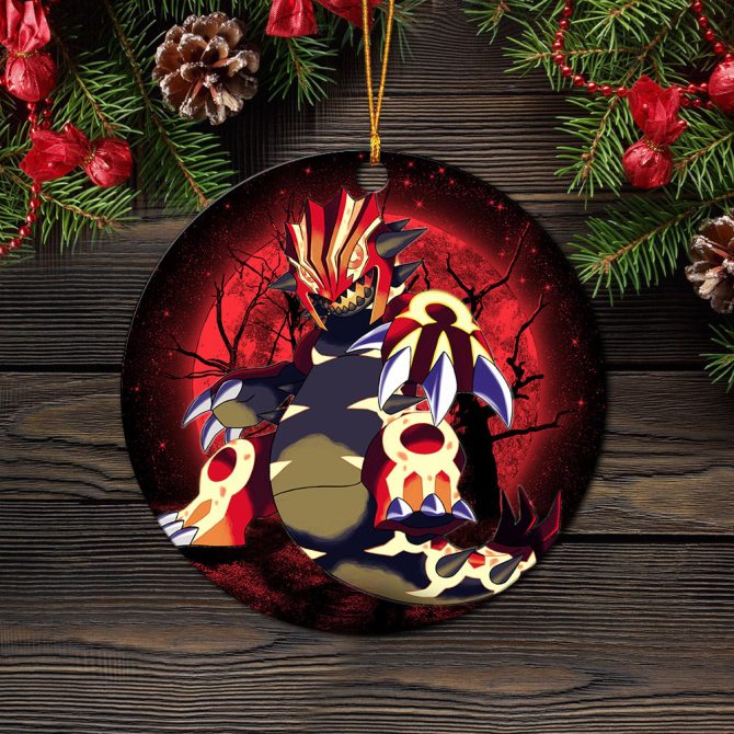Pokemon Mega Proudon Moonlight Ceramic Circle Ornament Perfect Gift For Christmas Holiday - Image 2