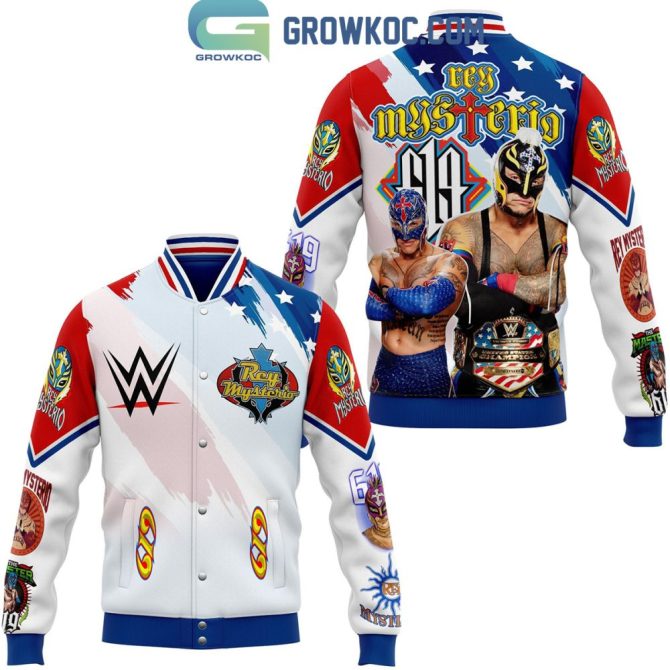 Limited Edition Wwe Jacket – Rey Mysterio Design, Unisex Varsity Style, Ultimate Fan Gear