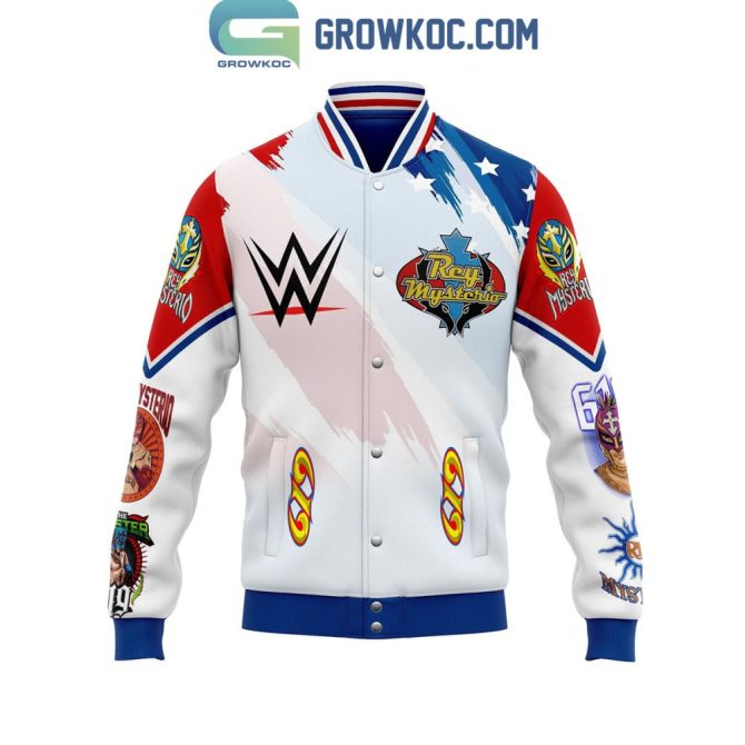 Limited Edition Wwe Jacket – Rey Mysterio Design, Unisex Varsity Style, Ultimate Fan Gear - Image 3
