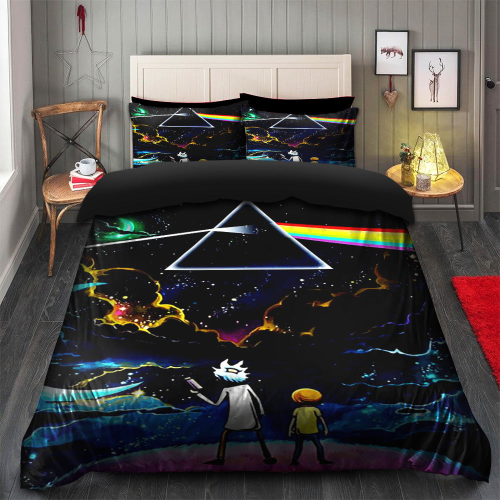 Rick And Morty Galaxy Bedding Set Duvet Cover And 2 Pillowcases