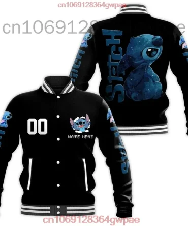 Custom Stitch Varsity Jacket - Personalize With Your Name - Stylish & Comfortable Outerwear