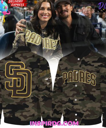 San Diego Padres Camo 2024 Baseball Jacket
