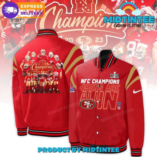 Nfc Champions 49Ers Jacket - 2023 Limited Edition, Fast Shipping!