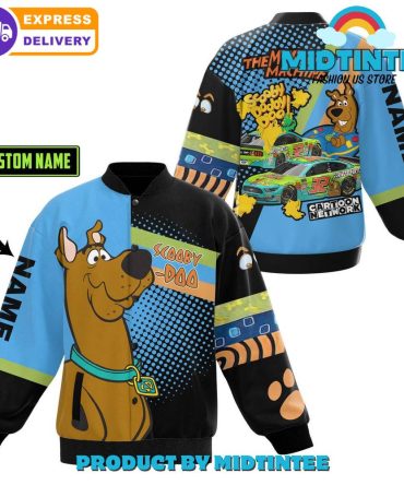 Custom Scooby-Doo Bomber Jacket - Personalized Name - Fast Delivery!