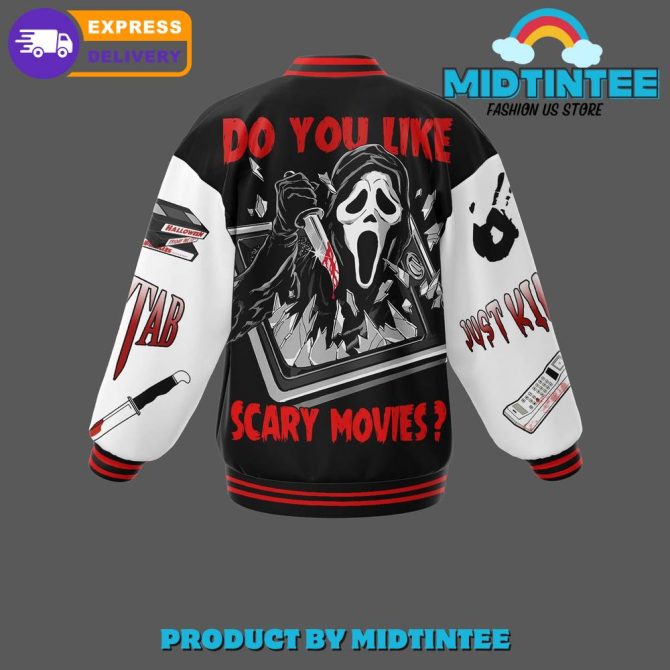 Ghost Face Varsity Jacket - Horror Movie Fan Apparel With Express Delivery - Image 3
