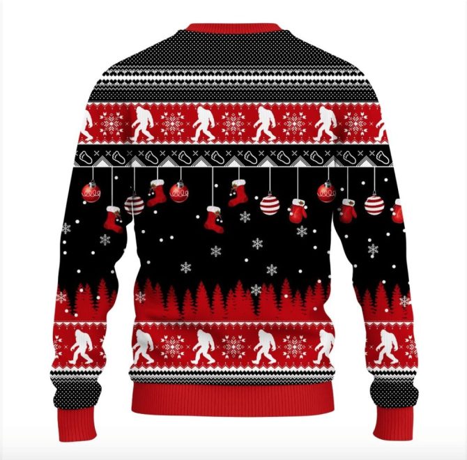 Bigfoot Ugly Christmas Sweater Amazing Gift Idea Thanksgiving Gift - Image 2